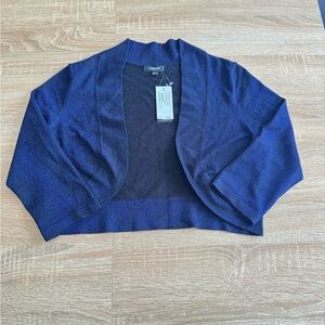 Premise Navy Blue Women's Shrug